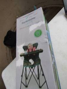 lot 103 image: Baby Delight uplift Deluxe portable high chair NIB, box has a little damage (BOX ONLY)