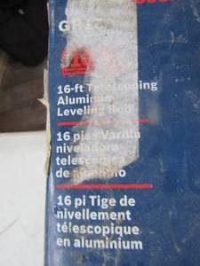 lot 122 image: 16 ft. telescoping leveling rod NIB