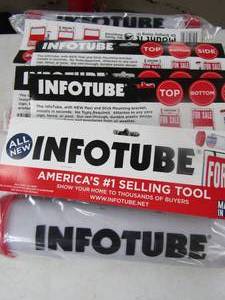 lot 123 image: Info tubes for real-estate  selling tools qty 5 NIP