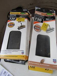 lot 125 image: 6 boxes of Hook and loop Gator paper qty 6 all new packs