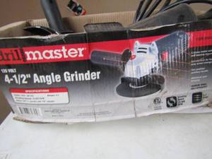 lot 126 image: Drill master angel grinder, electric unknown working condition