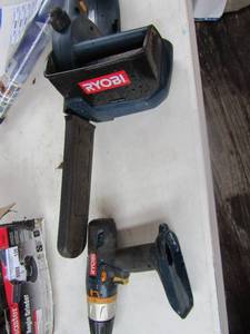 lot 127 image: Ryobi tool lot includes, chainsaw, a drill both use batteries and there not included