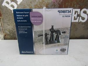 lot 129 image: Glyndon bathroom faucet NIB part # 0749734