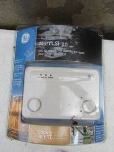 lot 130 image: GE wireless alarm system alarm siren NIB