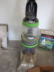 lot 234 image: hoover floor mate the hard floor cleaner, hoover steam vac carpet cleaner with a nib hoover steam vac cleaning attachment kit