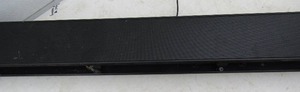 lot 192 image: Black sound bar unknown brand, no plug just wires hanging out the back