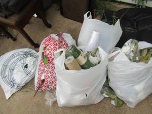 lot 200 image: Large assortment of wreath making flowers and dcor, all new, anything needed its there