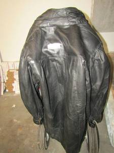 lot 243 image: accolade size 14 leather womens coat