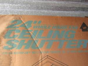 lot 284 image: 24 ceiling shutter NIB