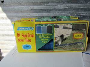 lot 296 image: camco rv sewer drain hose 320 qty 2 both NIB