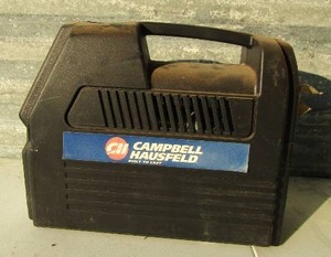 lot 344 image: Campbell housefly battery charger compressor
