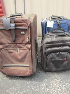 lot 361 image: Samsonite and protese luggage bags qty 3 various sizes all used