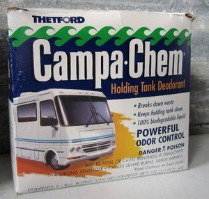 lot 397 image: Campa- chem holding tank deodorant 6 pack of 8oz bottles , used for RVs