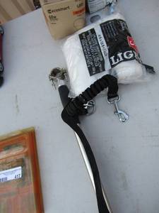 lot 418 image: light bulbs 60 watt, set of 3 white drop clothes and more