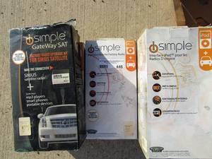 lot 446 image: factory radio upgrade kit, foreruns satellite by simple qty 5