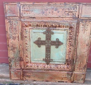 lot 47 image: 3736 Metal vintage wall art beautiful piece
