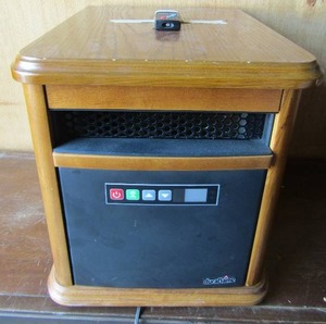 lot 122 image: Duraflame electric heater with remote, works great, lightly used