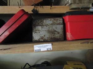 lot 970 image: Various empty tool caddies