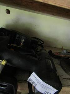 lot 973 image: craftsman drills with 1 charger and battery qty 2