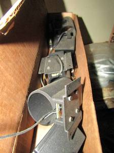 lot 976 image: brackets and a paint sprayer