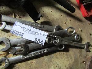 lot 984 image: small craftsman wrenches qty 7