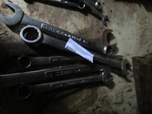 lot 985 image: large craftsman wrenches qty 7