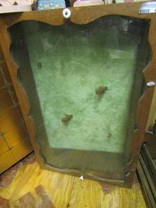 lot 1058 image: glass display case, 53237