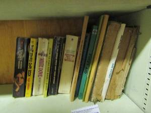 lot 1099 image: book lot includes, white dove, gone with the wind, scruples and more