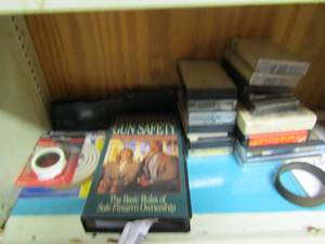 lot 1096 image: misc. cassette tapes, vhs movie, and more