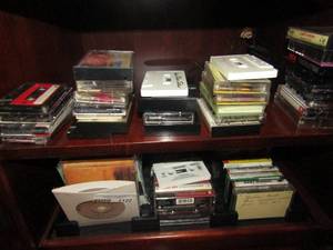 lot 1122 image: various Cds and 8 track tapes