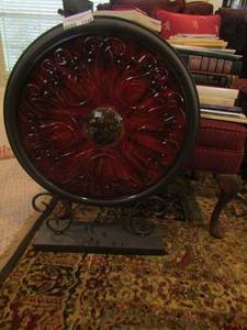 lot 1148 image: metal home dcor very nice size - 25 inches tall