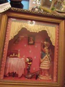 lot 1134 image: 10 12 x 9 12 shadow box of a dress room womens