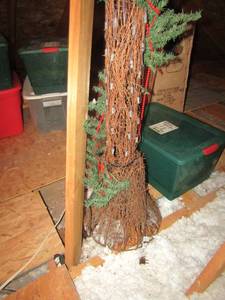 lot 1212 image: 6 ft. tall liquor lighted yard tree,