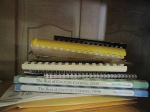 lot 1175 image: lot of various cook books and home recopies
