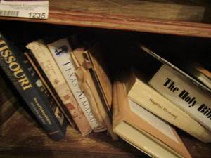 lot 1235 image: book lot includes sunshine thought to cheer you, Missouri then and now and more