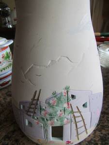 lot 1317 image: MIA POTTERY - ADOBE HOME ETCHED