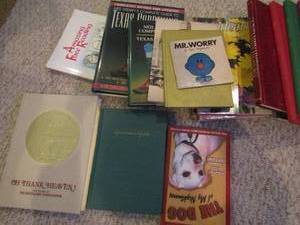 lot 1145 image: book lot includes one nation, the dog, oh thank heaven and more