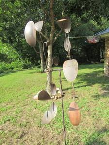 lot 891 image: 6ft tall windmill metal yard art