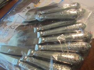 lot 1296 image: Wallace butter knifes qty 10