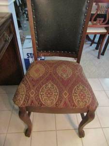 lot 1277 image: Russell wine chair with beaded back- 371720