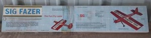 lot 9 image: SIG Fazer RC Airplane Model Kit--Open box, Appears to be complete