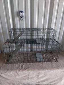 lot 222 image: 2 Live Animal Traps--One small and One large