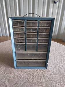 lot 227 image: 17 Drawer Organizer with Contents