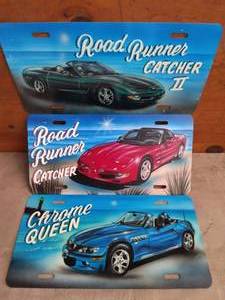 lot 74 image: 3 VanitySouvenir License Plates