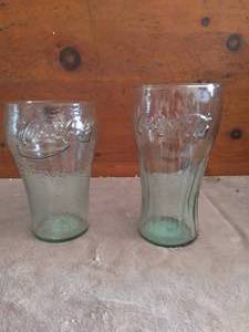 lot 98 image: 2 Large Coca Cola Glasses