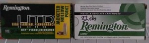 lot 168 image: 35 Rounds of Remington Hollow Point and 32 Rounds of Remington UMC Pistol Ammo