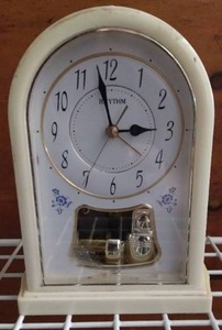 lot 166 image: Vintage Rhythm Desk Clock---Unique Piece