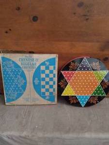lot 177 image: Chinese Chess and Checkers Board with Original Box---Board Only
