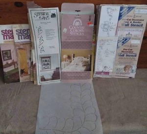 lot 181 image: Nice Selection of Stencils for Fabric and Walls