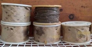 lot 187 image: 5 Rolls of Copper Wire--4 are unused